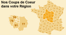 Cliquez sur les cartes pour afficher les Coups de Coeur de chaque r&eacute;gion !