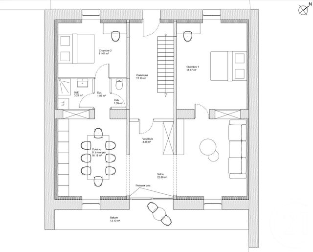 appartement - FRASNE - 25