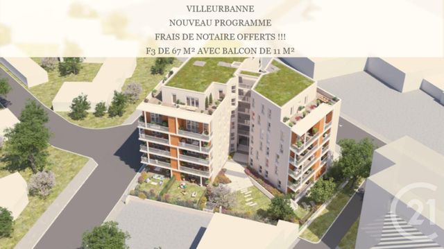 Appartement F3 à vendre VILLEURBANNE