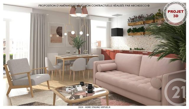 Appartement F3 à vendre - 3 pièces - 71,26 m2 - Villepinte - 93 - ILE-DE-FRANCE