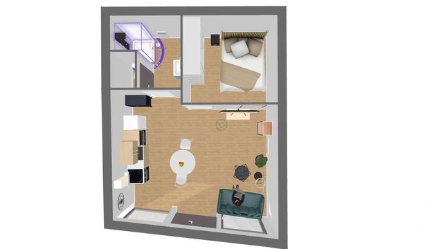 Appartement à vendre - 2 pièces - 46,70 m2 - Vienne - 38 - RHONE-ALPES