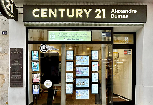 CENTURY 21 Alexandre Dumas - Agence immobilière - Paris