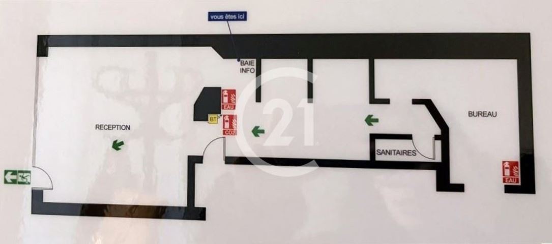 Local commercial à louer - 45.0 m2 - 26 - Drome