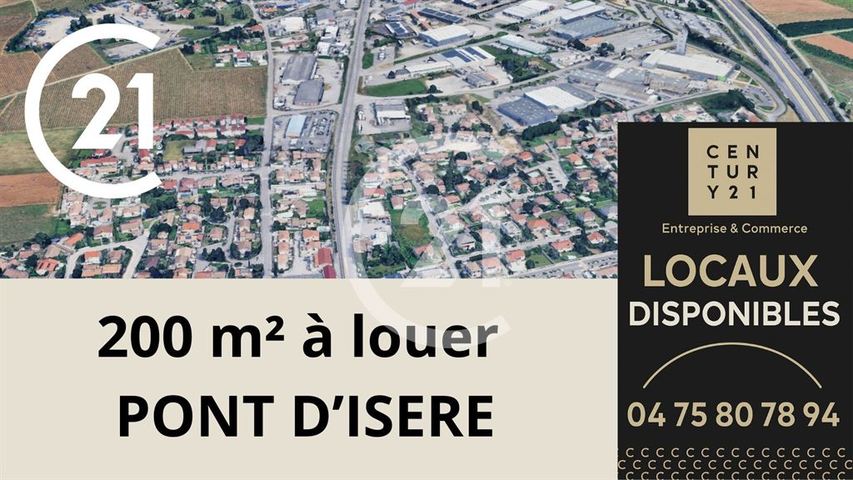 Local commercial à louer - 200.0 m2 - 26 - Drome