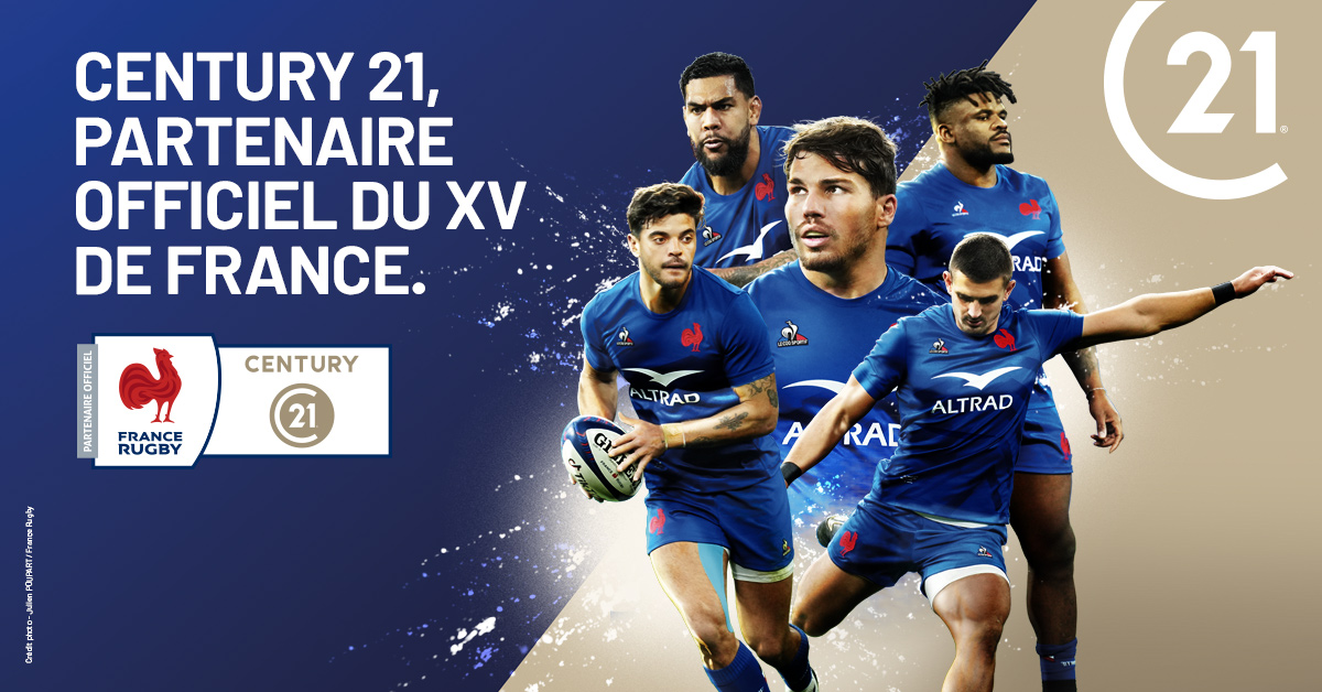 CENTURY 21, partenaire officiel de la Fédération Française de Rugby