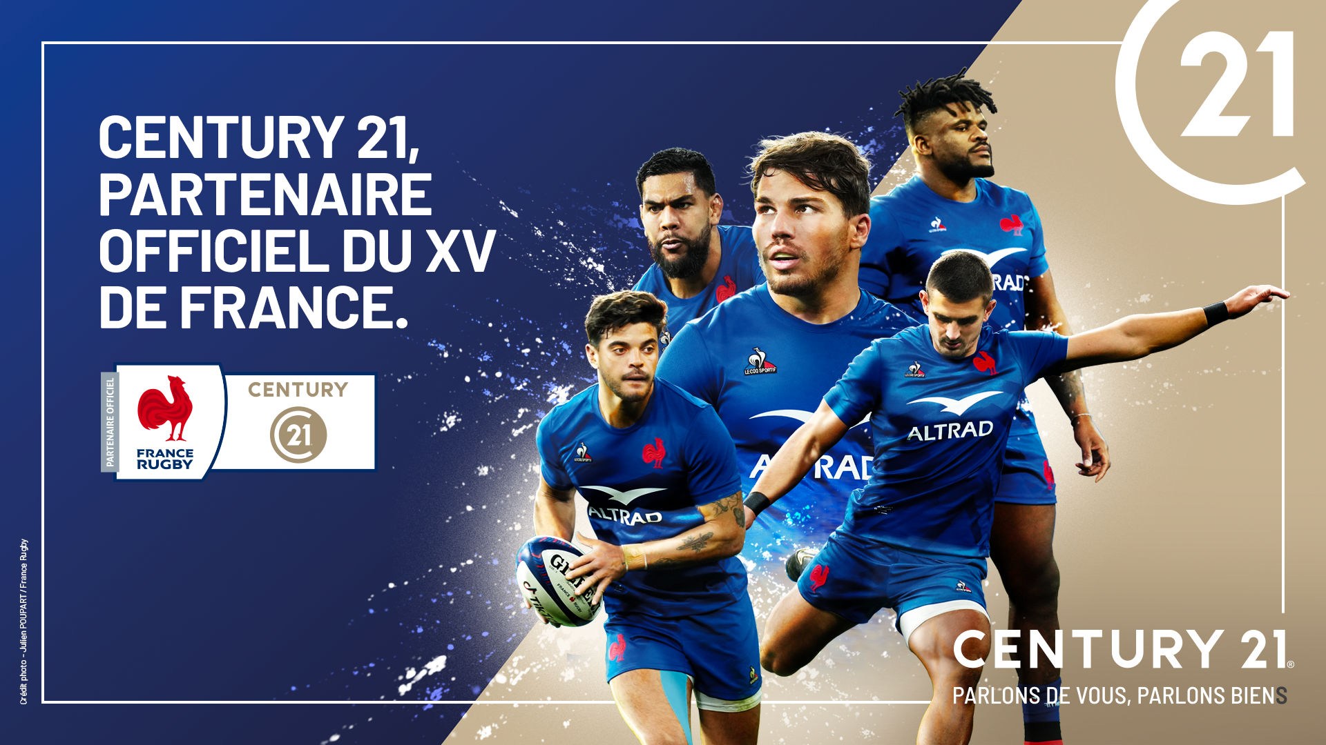CENTURY 21, partenaire officiel de la Fédération Française de Rugby