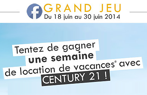 Grand Jeu CENTURY 21 - Facebook