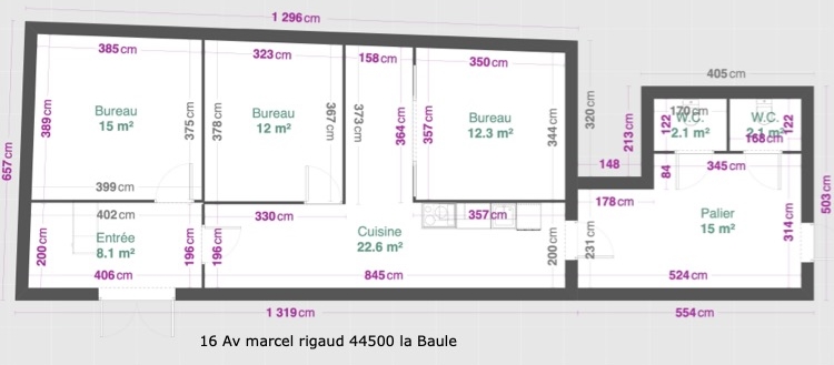 Tous commerces à louer - 80.0 m2 - 44 - Loire-Atlantique
