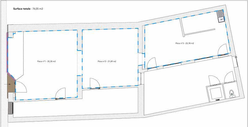 Local commercial à louer - 75.0 m2 - 29 - Finistere