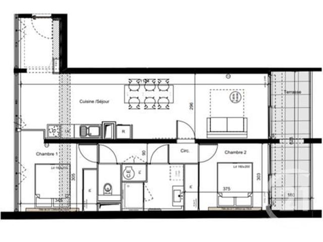 Appartement F1 à vendre - 3 pièces - 69,80 m2 - La Grande Motte - 34 - LANGUEDOC-ROUSSILLON