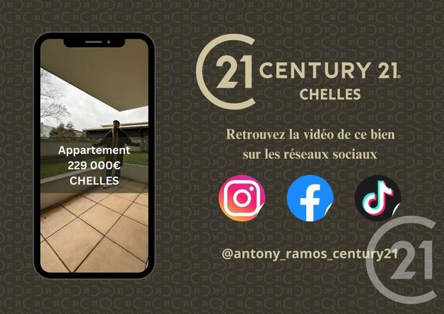 Appartement F2 &agrave; vendre - 2 pi&egrave;ces - 46,20 m2 - Chelles - 77 - ILE-DE-FRANCE