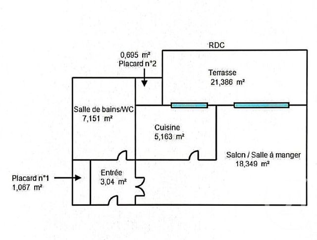 Appartement T1 &agrave; vendre - 1 pi&egrave;ce - 35,47 m2 - Chelles - 77 - ILE-DE-FRANCE