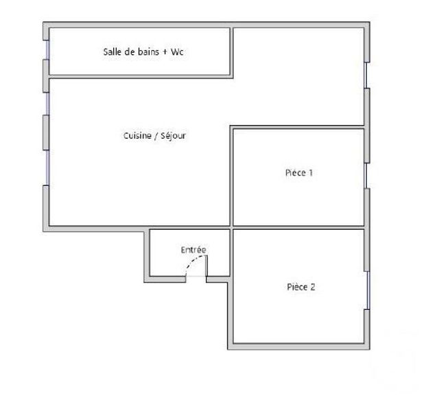 Appartement F3 &agrave; vendre - 3 pi&egrave;ces - 40,01 m2 - St Denis - 93 - ILE-DE-FRANCE