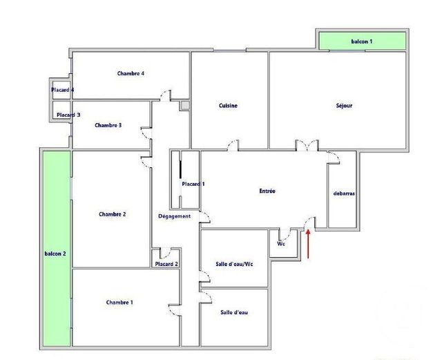 Appartement F5 &agrave; vendre - 5 pi&egrave;ces - 121,51 m2 - St Denis - 93 - ILE-DE-FRANCE