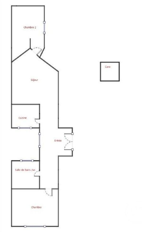 Appartement F3 &agrave; vendre - 3 pi&egrave;ces - 58,01 m2 - Paris - 75017 - ILE-DE-FRANCE
