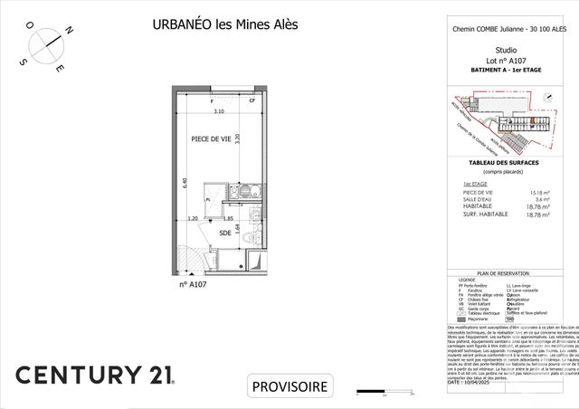 Appartement Studio à vendre ALES