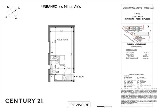 Appartement Studio à vendre ALES