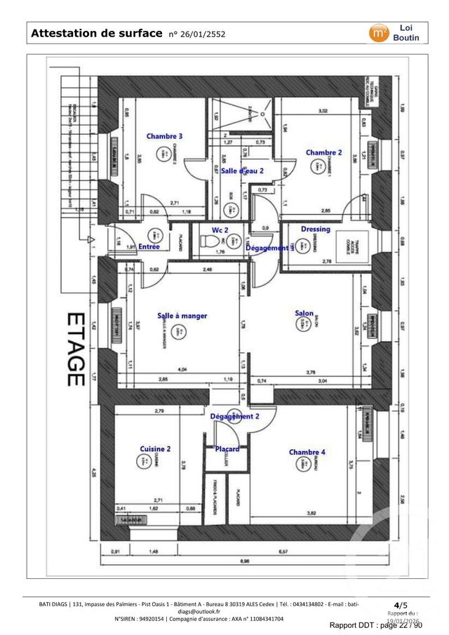 Maison &agrave; vendre - 7 pi&egrave;ces - 132,63 m2 - Ales - 30 - LANGUEDOC-ROUSSILLON