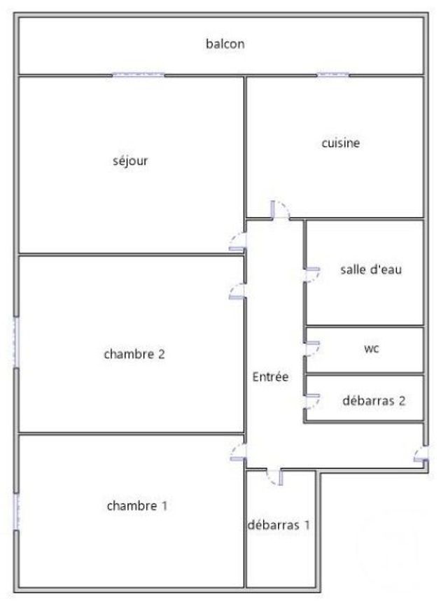 Appartement F3 &agrave; vendre - 3 pi&egrave;ces - 63,18 m2 - Ales - 30 - LANGUEDOC-ROUSSILLON