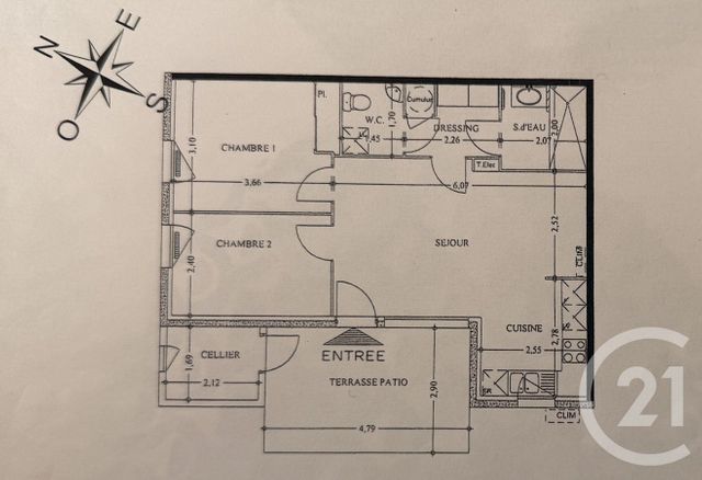 Maison &agrave; vendre - 3 pi&egrave;ces - 57,32 m2 - St Privat Des Vieux - 30 - LANGUEDOC-ROUSSILLON