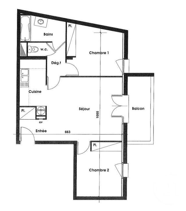 Appartement F3 &agrave; vendre - 3 pi&egrave;ces - 59,01 m2 - Ales - 30 - LANGUEDOC-ROUSSILLON