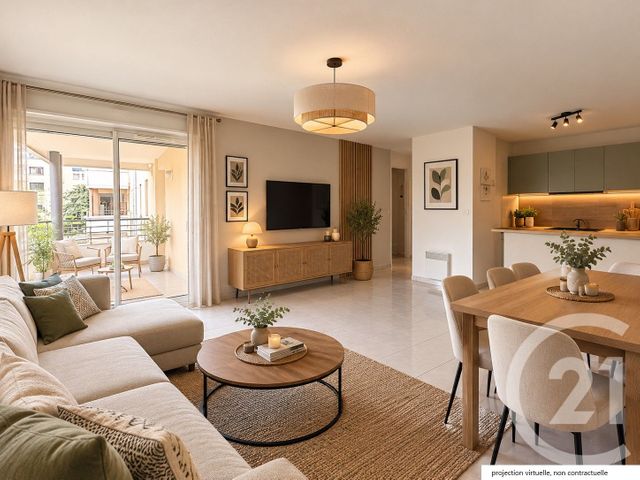 Appartement T3 &agrave; vendre - 3 pi&egrave;ces - 58,05 m2 - Toulouse - 31 - MIDI-PYRENEES