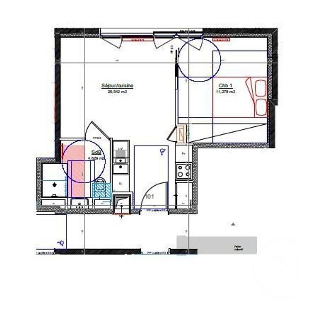 Appartement F2 &agrave; louer - 2 pi&egrave;ces - 36,40 m2 - Villefranche Sur Saone - 69 - RHONE-ALPES