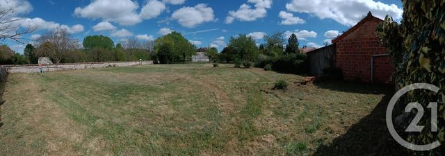 Terrain &agrave; vendre - 983 m2 - Chef Boutonne - 79 - POITOU-CHARENTES