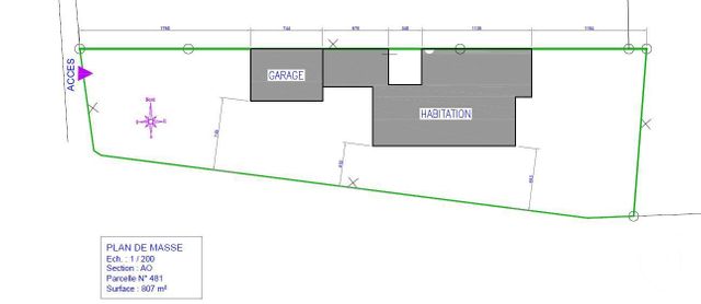 Terrain à vendre - 807 m2 - Gouville Sur Mer - 50 - BASSE-NORMANDIE