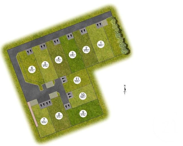 Terrain &agrave; vendre - 392 m2 - Agon Coutainville - 50 - BASSE-NORMANDIE