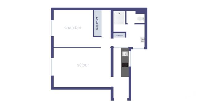 Appartement F2 &agrave; vendre - 2 pi&egrave;ces - 36,05 m2 - Paris - 75019 - ILE-DE-FRANCE