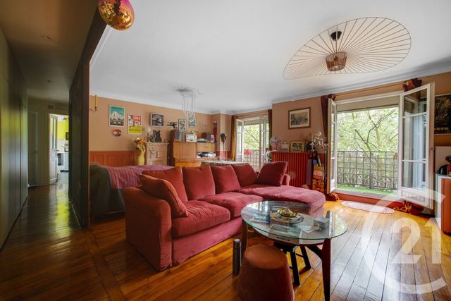 Appartement F3 &agrave; vendre - 3 pi&egrave;ces - 76,39 m2 - Paris - 75019 - ILE-DE-FRANCE