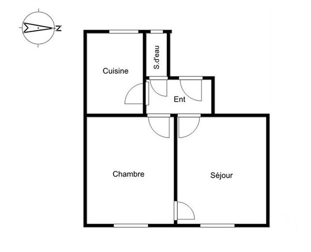 Appartement F2 &agrave; vendre - 2 pi&egrave;ces - 35,27 m2 - Paris - 75019 - ILE-DE-FRANCE