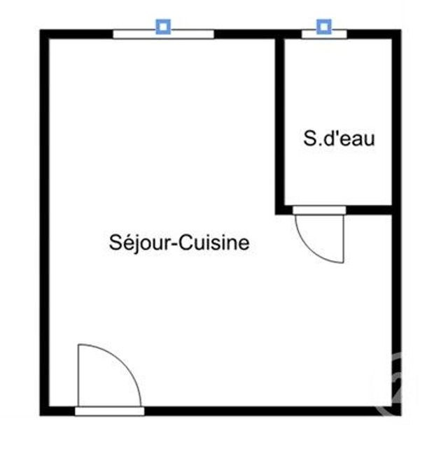 Appartement Studio &agrave; vendre - 1 pi&egrave;ce - 15,33 m2 - Paris - 75019 - ILE-DE-FRANCE