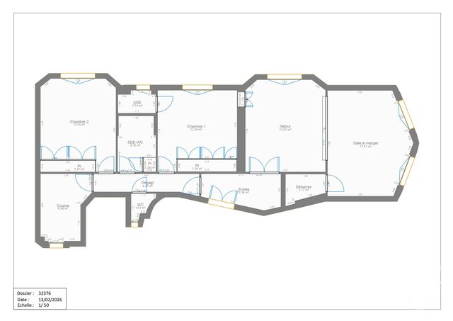 Appartement F4 &agrave; vendre - 4 pi&egrave;ces - 87,14 m2 - Paris - 75015 - ILE-DE-FRANCE