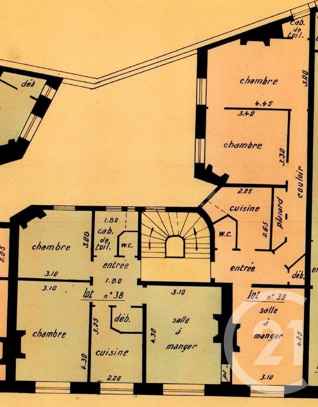 Appartement F5 &agrave; vendre - 5 pi&egrave;ces - 105,42 m2 - Paris - 75015 - ILE-DE-FRANCE