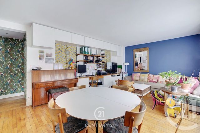 Appartement F3 &agrave; vendre - 3 pi&egrave;ces - 63,49 m2 - Paris - 75015 - ILE-DE-FRANCE