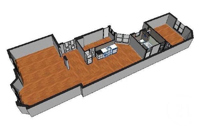 Appartement F4 &agrave; vendre - 4 pi&egrave;ces - 97,26 m2 - Paris - 75015 - ILE-DE-FRANCE