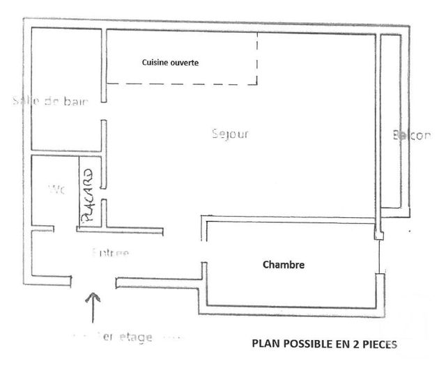 Appartement T1 &agrave; vendre - 1 pi&egrave;ce - 39,15 m2 - Paris - 75015 - ILE-DE-FRANCE
