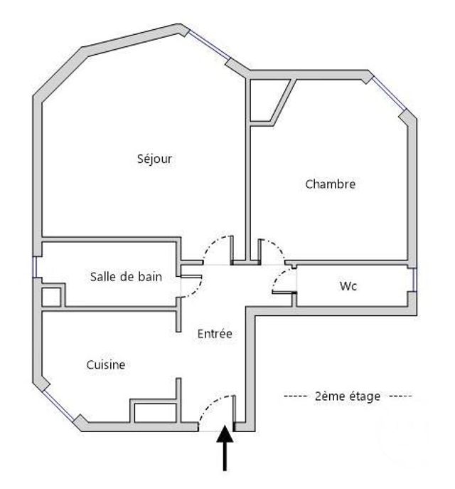 Appartement &agrave; vendre - 2 pi&egrave;ces - 31,94 m2 - Paris - 75015 - ILE-DE-FRANCE