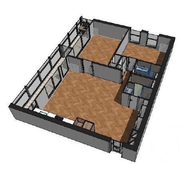 Appartement F3 &agrave; vendre - 4 pi&egrave;ces - 86,71 m2 - Paris - 75015 - ILE-DE-FRANCE