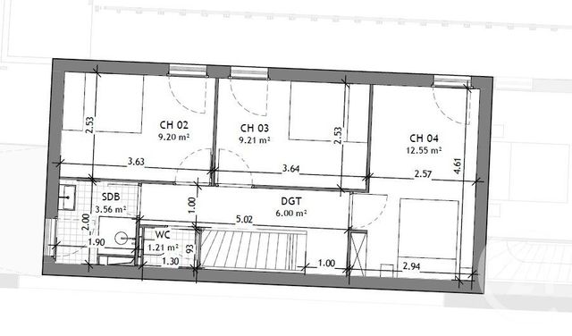 Maison &agrave; vendre - 5 pi&egrave;ces - 86,35 m2 - Paris - 75020 - ILE-DE-FRANCE