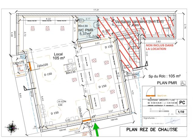 Divers &agrave; louer - 105 m2 - Argenteuil - 95 - ILE-DE-FRANCE