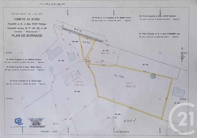 Terrain &agrave; vendre - 19795 m2 - Huriel - 03 - AUVERGNE
