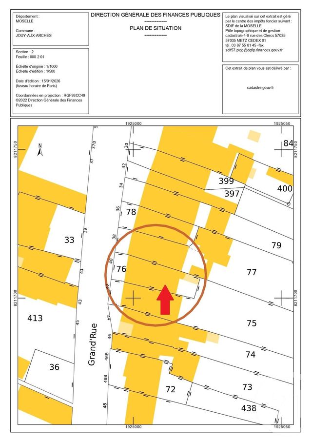 Maison &agrave; vendre - 1 pi&egrave;ce - 250 m2 - Jouy Aux Arches - 57 - LORRAINE