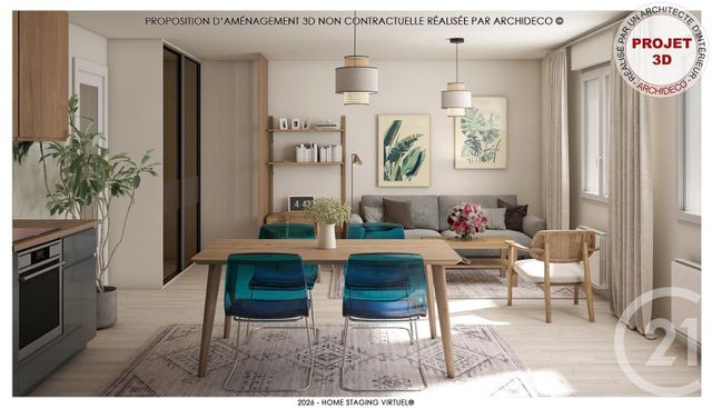 Appartement Studio &agrave; vendre - 1 pi&egrave;ce - 37,62 m2 - Metz - 57 - LORRAINE