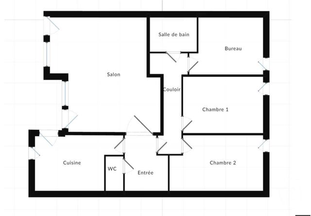 Appartement F4 à vendre - 5 pièces - 77,14 m2 - Vernon - 27 - HAUTE-NORMANDIE