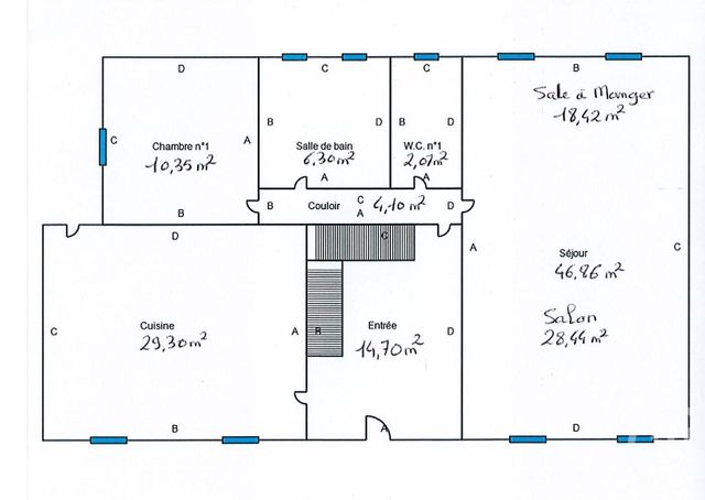 Maison &agrave; vendre - 7 pi&egrave;ces - 225,48 m2 - Hennezis - 27 - HAUTE-NORMANDIE