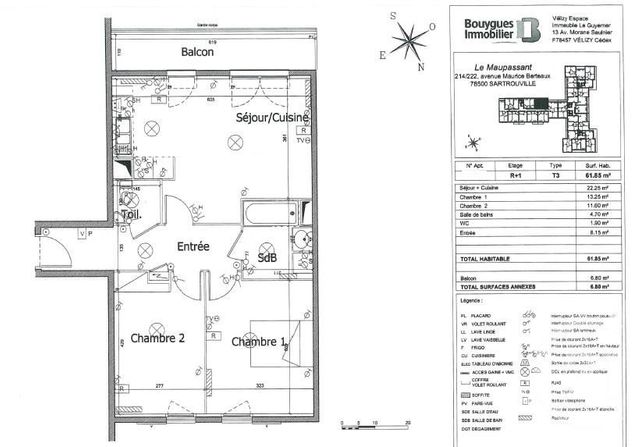appartement - SARTROUVILLE - 78