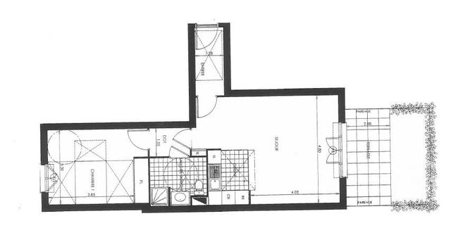 Appartement &agrave; louer - 2 pi&egrave;ces - 56,25 m2 - Sartrouville - 78 - ILE-DE-FRANCE